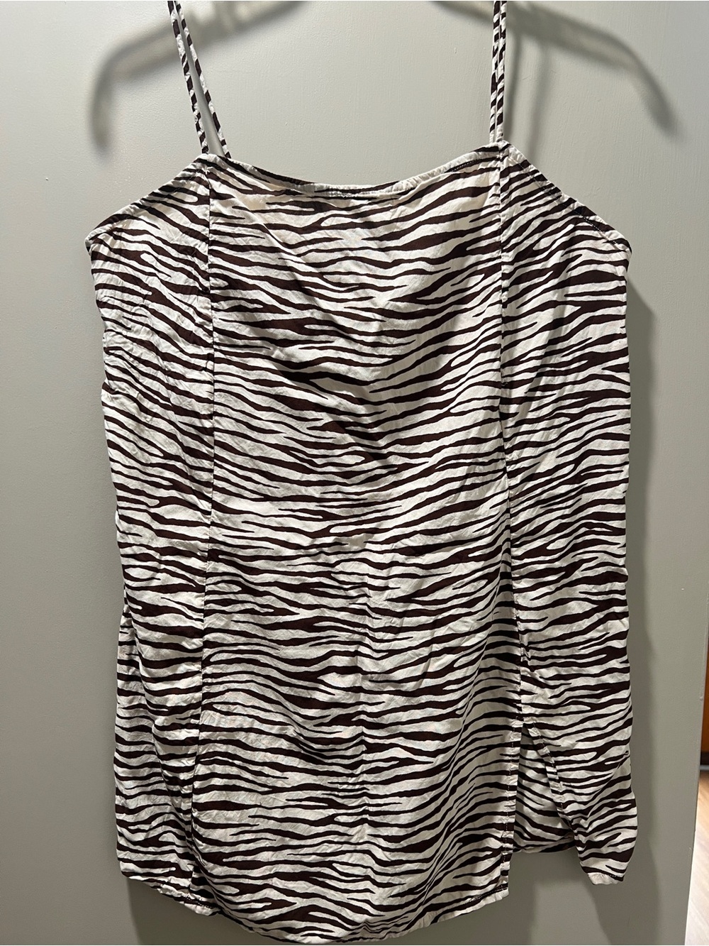 Motel Rocks Zebra Print Mini Dress- Brown & White
